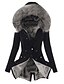 cheap Down&amp; Parkas-womens warm fur lining coat hooded slim fit parka coat fashion thick long jacket winter overcoat pink