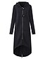 cheap Plus Size Outerwear-Women&#039;s Trench Coat Solid Colored Fall &amp; Winter Long Coat Daily Long Sleeve Jacket Blue / Plus Size / Loose