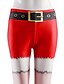baratos Pants-Mulheres Básico Natal dia das Bruxas Harém Calças Calças 3D Comprimento total Branco Preto Vermelho Vinho Cinzento Escuro