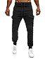 abordables Pants-pantalon de jogging port pour homme avec cordon de serrage pantalon de jogging classique poches à glissière pantalon cargo