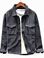 cheap All Sale-mens corduroy shirts jackets, casual loose long-sleeve corduroy shirt buttons chest pocket jacket khaki