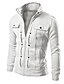 cheap Best Sellers-Men&#039;s Winter Jacket Winter Coat Fleece Jacket Daily Wear Autumn / Fall Black White Brown Light Grey Dark Gray Jacket