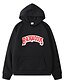 cheap Hoodies-Men&#039;s Hoodie Black White Grey Red Hooded Letter Going out Cool Casual Essential Winter Clothing Apparel Hoodies