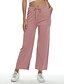cheap Pants-Women&#039;s Sporty Outdoor Sports Daily Weekend Pants Chinos Pants Solid Colored Full Length Classic Drawstring Black Blushing Pink Camel Beige Gray