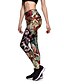 abordables Graphic Chic-Femme Sportif Confort Des sports Gymnastique Yoga Leggings Pantalon Avec motifs Fleur Cheville Imprimé Arc-en-ciel