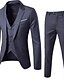 abordables New To Sale-Conjuntos de vestido de negocios de 2 piezas con traje clásico de corte slim