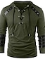 preiswerte Hoodies-Herren Baumwolle Cool Bekleidung Kapuzenpullover Sweatshirts Armeegrün Grau
