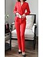 billige Blazere til damer-Svart / Rød / Vin Ensfarget Normal Rayon Menn Dress - Skjortekrage