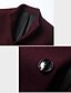 cheap Sale-Men&#039;s Overcoat Wool Coat Business Causal Wool Autumn / Fall Thermal Warm Outerwear Clothing Apparel Classic Style Essential