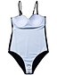 cheap One-Pieces-Women&#039;s One Piece Swimsuit High Waist Color Block Black Swimwear Strap Bathing Suits Fashion Sexy / Padless