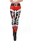 cheap Pants-Women&#039;s Basic Christmas Halloween Harem Pants Pants 3D Full Length White Black Red Wine Dark Gray
