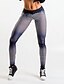 abordables Graphic Chic-Femme Sportif Confort Des sports Gymnastique Yoga Leggings Pantalon Motif Cheville Imprimé Noir