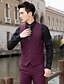 baratos New To Sale-terno masculino slim fit 3 peças jaqueta blazer de dois botões colete vestido com calças plissadas na frente cinza