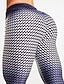 abordables Graphic Chic-Femme Sportif Confort Des sports Gymnastique Yoga Leggings Pantalon Motif Cheville Imprimé Noir