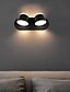 cheap Indoor Wall Lights-Double Sided Light-emitting and Rotatable Led Wall Lamp Nordic Modern Creative Bedroom Bedside Wall Lamp Hotel Living Room Interior Decoration Led Wall Lamp AC85-265V