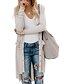 cheap Cardigans-women&#039;s casual long sleeve button down long knit cardigan open front sweater with pockets, black, xl