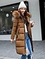 abordables Doudounes &amp; Parkas Femme-femmes solide occasionnel plus épais hiver mince vers le bas lammy veste manteau pardessus, élégant vêtements d&#039;extérieur à capuche femme