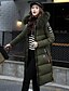 cheap Down&amp; Parkas-women solid casual thicker winter slim down lammy jacket coat overcoat,stylish female hooded outwear