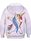 cheap Girls&#039; Tees &amp; Blouses-Kids Toddler Girls&#039; Hoodie &amp; Sweatshirt New Year Long Sleeve Blushing Pink 3D Print Unicorn Print Graphic Animal Active Streetwear