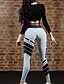 cheap Graphic Chic-Women&#039;s Sporty Comfort Gym Yoga Leggings Pants Patterned Ankle-Length Print Gray