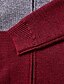 billige Men&#039;s Sweaters &amp; Cardigans-Herre Genser Fargeblokk Langermet Genser og cardigans Høy krage Blå Vin Navyblå