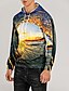 cheap Hoodies-Men&#039;s Graphic Hoodie Daily Going out 3D Print Hoodies Sweatshirts  Gold
