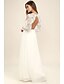 cheap Maxi Dresses-Women&#039;s Chiffon Dress Maxi long Dress White Long Sleeve Solid Color Lace Fall Winter V Neck Hot Elegant Romantic Prom Dress Party 2022