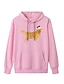 cheap Hoodies &amp; Sweatshirts-Women&#039;s Pullover Hoodie Sweatshirt Dog Graphic Letter Christmas Daily Weekend Basic Casual Hoodies Sweatshirts  Wine Red Pink 1 Blue 2