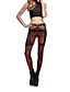 abordables Graphic Chic-Femme Sportif Leggings Imprimer Cheville Pantalon Gymnastique Yoga Elastique Avec motifs Confort Des sports Taille haute Slim Marron S M L XL XXL