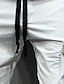 baratos Pants-Homens Carga Chino Bolsos Calção Calças de carga Comprimento do joelho Calças Micro-Elástica Cor Sólida Cintura Média Exterior Preto Cinzento Verde Vermelho Branco M L XL XXL / Verão