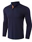 economico Polos-magliette da golf Camicia da golf Golf Maglia da tennis Tennis Top Cotone Nero Bianco Blu marino