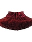 cheap Skirts-women&#039;s soft puffy tulle petticoat elastic waist princess ballet dance short tutu skirts party pettiskirt (black)