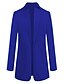 cheap Coats &amp; Trench Coats-Women&#039;s Coat Fall Winter Spring Street Daily Date Long Coat Stand Collar Tailored Fit Fashion Modern Jacket Solid Color Wine Color blue caramel colour