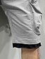 preiswerte Pants-Herren Fracht Chino Tasche Kurze Hosen Frachthosen Knielänge Hose Mikro-elastisch Einfarbig Mittlere Taillenlinie Draussen Schwarz Grau Grün Rote Weiß M L XL XXL / Sommer