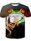 abordables Tank Tops-camiseta de hombre frog rock, negra, mediana