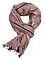 cheap Scarves &amp; Bandanas-Men&#039;s Rectangle Scarf Blue Pink Scarf Striped