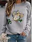 cheap Hoodies &amp; Sweatshirts-Women&#039;s Graphic Owl Hoodie Sweatshirt Daily Basic Casual Hoodies Sweatshirts  Blushing Pink White Light gray