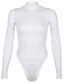 preiswerte Jumpsuits &amp; Rompers-Damen Ordinär Aktiv Weiß Schwarz Grau Jumpsuit Einfarbig Gitter Patchwork