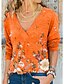 preiswerte Kapuzenpullis &amp; Sweatshirts-Damen Geometrisch Kapuzenpullover für Frauen Baumwolle Langarm Pullover Cardigans V-Ausschnitt Herbst Winter Schwarz Purpur Rote