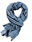 cheap Scarves &amp; Bandanas-Men&#039;s Rectangle Scarf Blue Pink Scarf Striped
