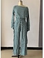 cheap Women&#039;s Jumpsuits-Women&#039;s Ordinary Streetwear Green Romper Geometric Abstract Print