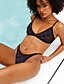 cheap Tankini-Women&#039;s Bikini Tankini Swimsuit Open Back Print Solid Color Black Swimwear Padded Strap Bathing Suits New Fashion Sexy / 2 Piece / Tattoo / Padded Bras / Slim