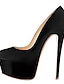 cheap Pumps &amp; Heels-Women&#039;s Heels Plus Size Stiletto Heel Closed Toe Sexy Minimalism Party &amp; Evening Patent Leather Solid Colored Leopard Light Yellow Leopard Nude