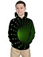 cheap Boys&#039; Hoodies &amp; Sweatshirts-Kids Toddler Boys Hoodie Long Sleeve 3D Print Geometric Green Blue Black Children Tops Winter Spring Active Basic Daily