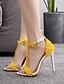cheap Sandals-Women&#039;s Wedding Shoes Valentines Gifts Stilettos Ankle Strap Heels Party Party &amp; Evening Floral Wedding Sandals High Heel Sandals Bridal Shoes Rhinestone Pearl Tassel Open Toe Elegant Vintage Sexy