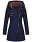 cheap Coats &amp; Trench Coats-jacket women&#039;s stylish cardigan casual thick soft outwear(gray,xl(2xl))
