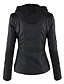 preiswerte Women&#039;s Coats &amp; Jackets-Damen Jacke Herbst Winter Frühling Strasse Festtage Valentinstag Standard Mantel V-Ausschnitt Windundurchlässig warm halten Regular Fit Aktiv Strassenmode Sport Jacken Langarm Volltonfarbe Kamel