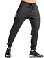 preiswerte Lauf- und Joggingkleidung-Herren Jogginghose Jogger Joggerhose Sportlich Unten Kordelzug mit Seitentasche Baumwolle Fitness Fitnesstraining Laufen Aktives Training Joggen warm halten Atmungsaktiv Weich Sport Dunkelgrau / Dünn