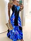 cheap Maxi Dresses-Women&#039;s Maxi long Dress Blue Fuchsia Gray Green Red Sleeveless Floral Print Summer Slip Hot Casual Holiday Beach Slim 2021 S M L XL XXL 3XL 4XL 5XL / Plus Size / Plus Size