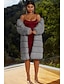 cheap Plus Size Outerwear-rnuyke women thicken warm winter plus size short faux coat warm furry fauxlong jacket long sleeve outerwear overcoat khaki